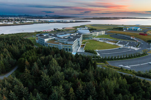 View of Reykjavik University from above